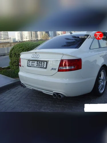 Диффузор заднего бампера ABT Audi A6 C6 дорестайлинг, седан (2004-2008)