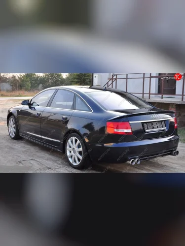 Лип спойлер Racing Audi A6 C6 дорестайлинг, седан (2004-2008)