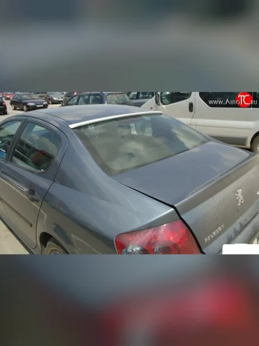 Козырёк на заднее лобовое стекло Sport Peugeot 407 седан (2004-2010)
