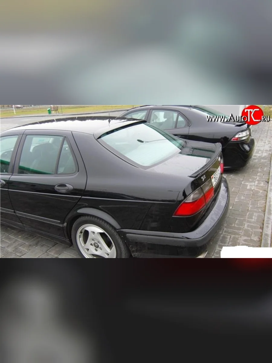 Козырёк на заднее лобовое стекло Sport SAAB 9-5 YS3E седан 1-ый рестайлинг (2001-2005)  в Керчи Республика Крым