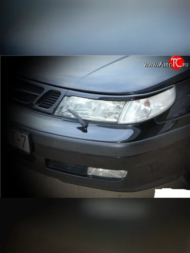 Реснички Sport на фары SAAB 9-5 YS3E cедан дорестайлинг (1997-2001)