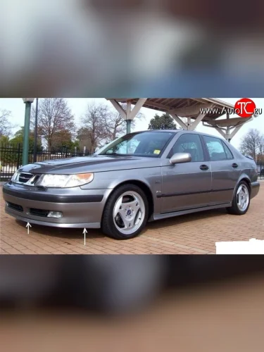Накладка Sport на передний бампер SAAB 9-5 YS3E cедан дорестайлинг (1997-2001)