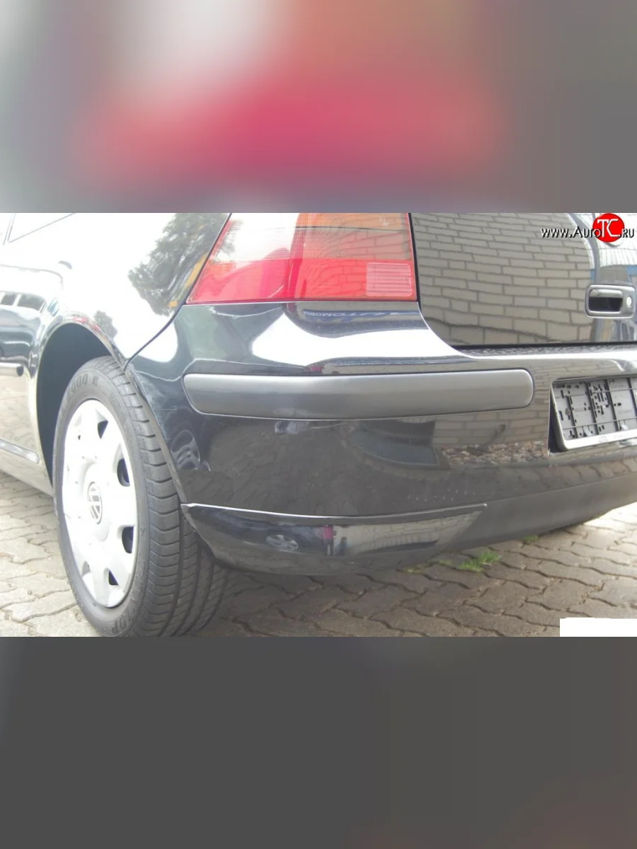 Накладка Sport-Line на задний бампер Volkswagen Golf 4 Mk4 хэтчбэк 5 дв. (1997-2003)  в Воронеже Воронежской области