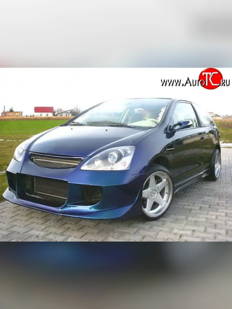 Передний бампер Sport Honda Civic ES седан дорестайлинг (2000-2003)  в Керчи Республика Крым