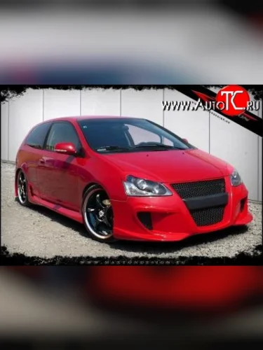 Передний бампер Maxpower Honda Civic ES седан дорестайлинг (2000-2003)