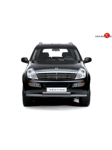 Двойная защита переднего бампера Russtal из труб диаметром по 63 мм SSANGYONG Rexton  Y250 (2006-2012)