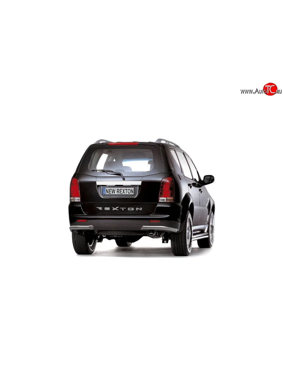 Защита заднего бампера Petroil Tuning 63 мм SSANGYONG Rexton Y250 (2006-2012)  с доставкой в г. Пермь