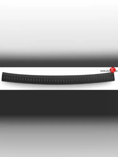 Накладка защитная на задний бампер Petroil Tuning (Текстурная поверхность) Лада ВАЗ Ларгус (2012-2021) дорестайлинг R90