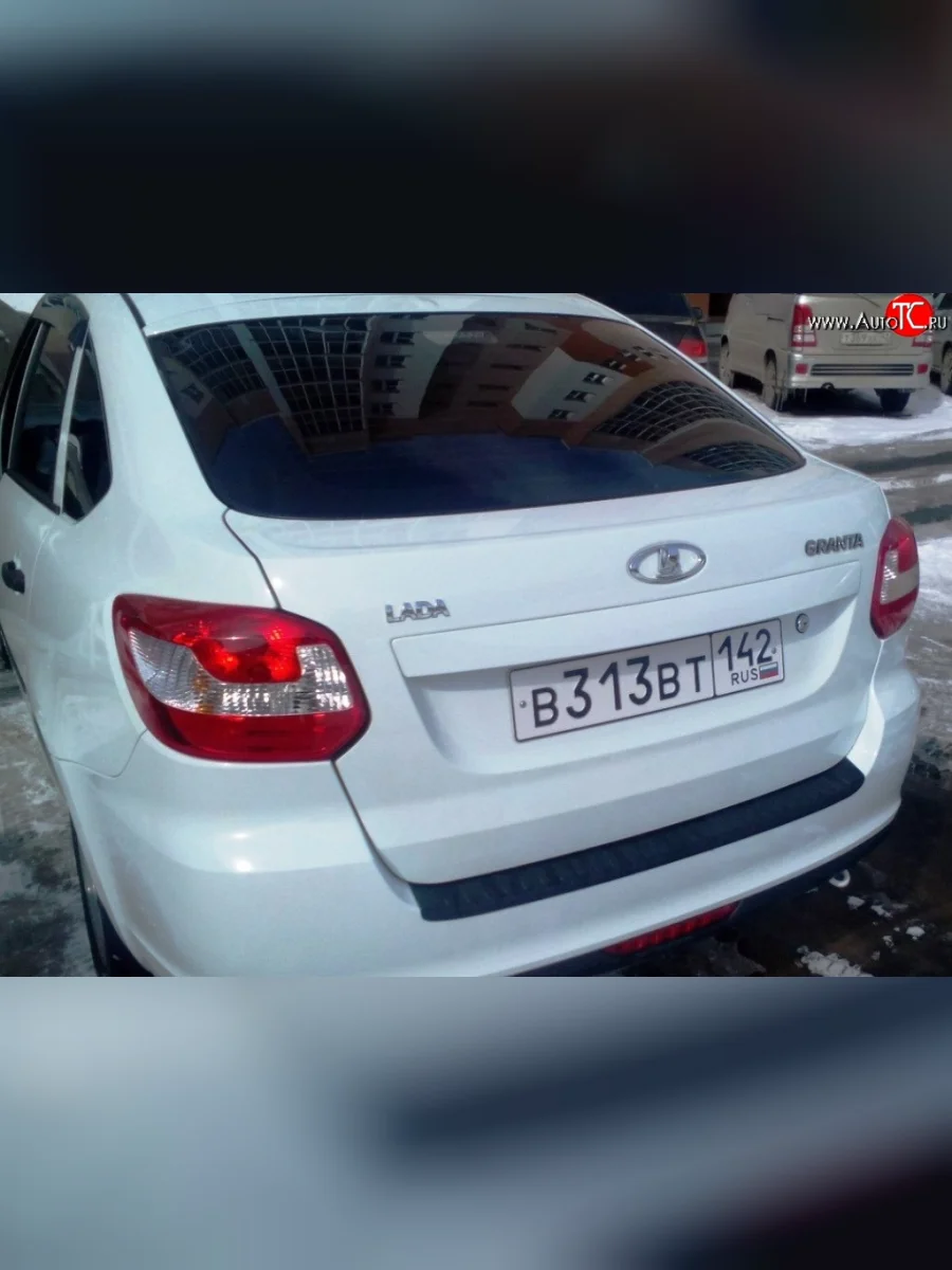 Накладка защитная на верхнюю часть заднего бампера Артформ Лада ВАЗ Гранта FL 2191 лифтбек (2018-2025)  в Самаре Самарской области