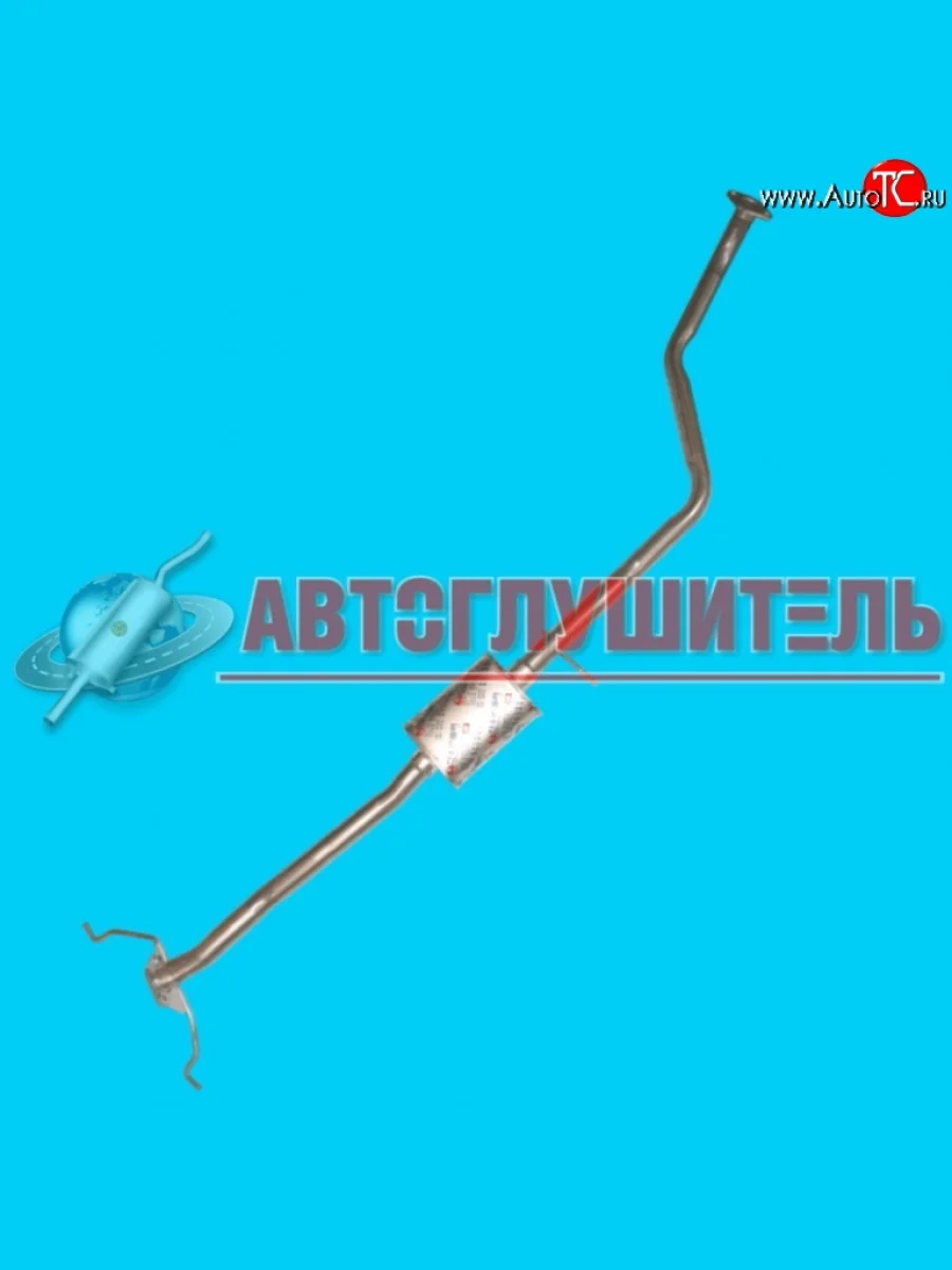 Резонатор Hanwoo (1,3;1,5 л) KIA Rio 1 DC дорестайлинг седан (2000-2002)  с доставкой в г. Керчь