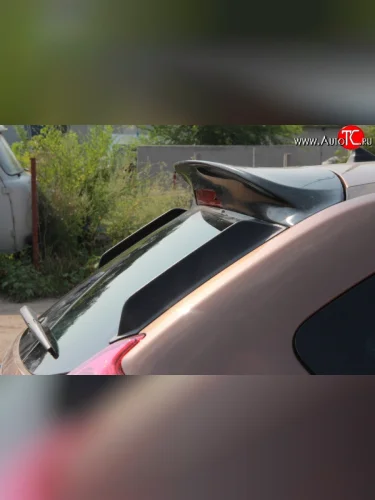 Универсальные боковые спойлера АртФорм (Цвет чёрный) Chery M11 A3 хэтчбэк (2008-2017)