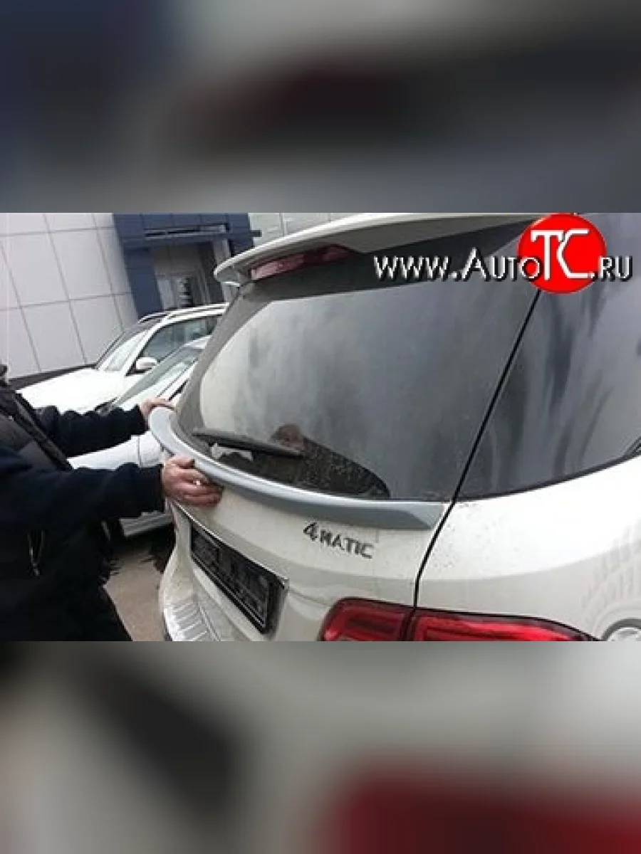 Лип спойлер AMG Mercedes-Benz ML class W166 (2011-2015) (Неокрашенный)  в Перми Пермском крае