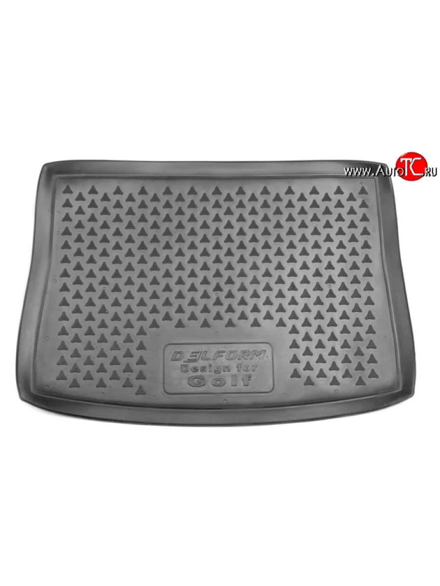 Коврик в багажник Delform (полиуретан) Volkswagen Golf 7 Mk7 хэтчбэк 5 дв. дорестайлинг (2012-2017)  в Воронеже Воронежской области