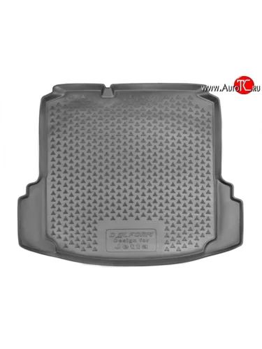 Коврик в багажник (без карманов) Delform (полиуретан) Volkswagen Jetta A6 седан дорестайлинг (2011-2015)