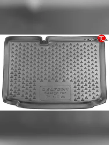 Коврик в багажник Delform (полиуретан) Volkswagen Polo Mk5 6R,6C,61 седан дорестайлинг (2009-2015)