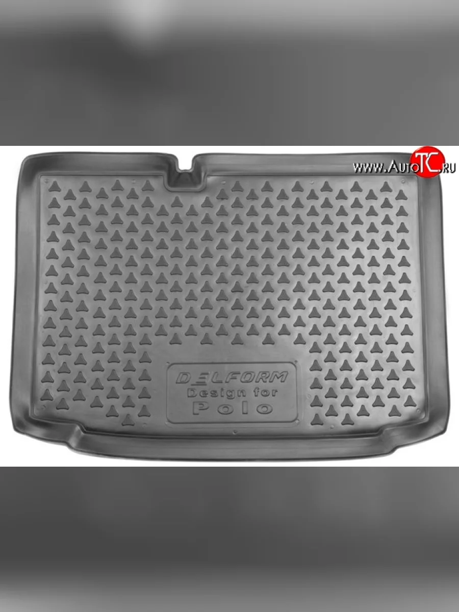 Коврик в багажник Delform (полиуретан) Volkswagen Polo Mk5 6R,6C,61 седан рестайлинг (2015-2020)  в Самаре Самарской области