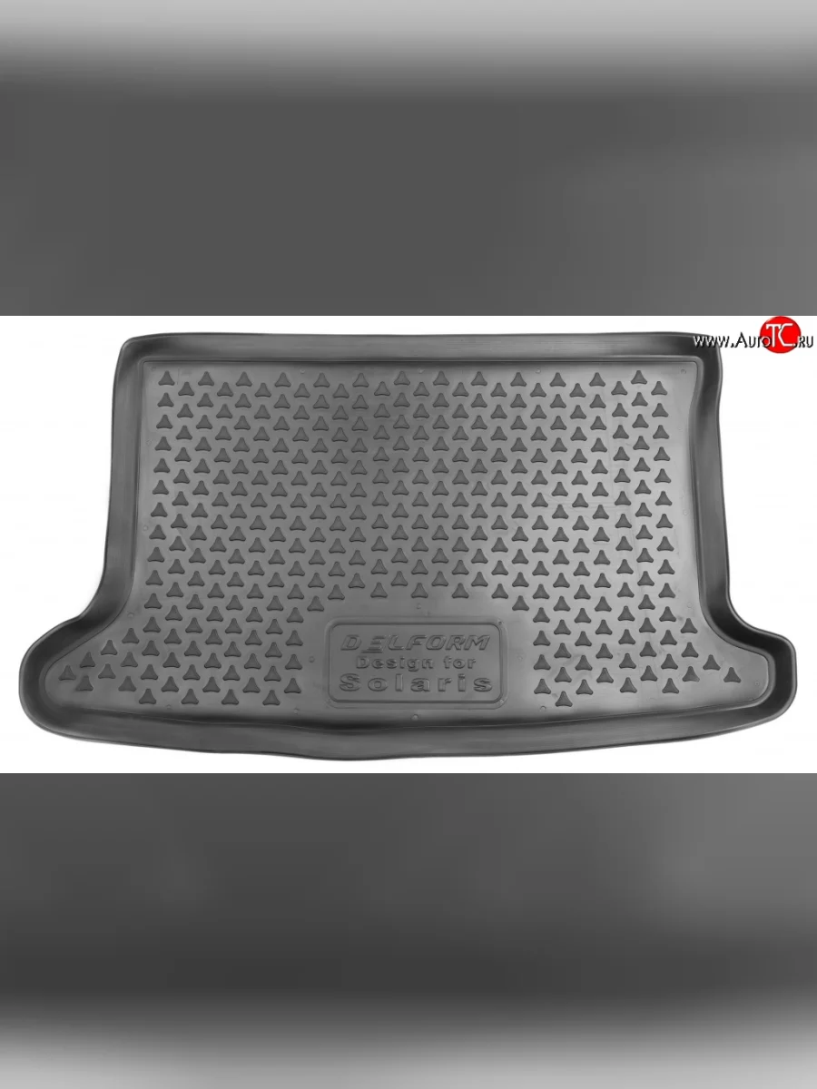 Коврик в багажник Delform (полиуретан) Hyundai Solaris RBr седан рестайлинг (2014-2017)  в Перми Пермском крае