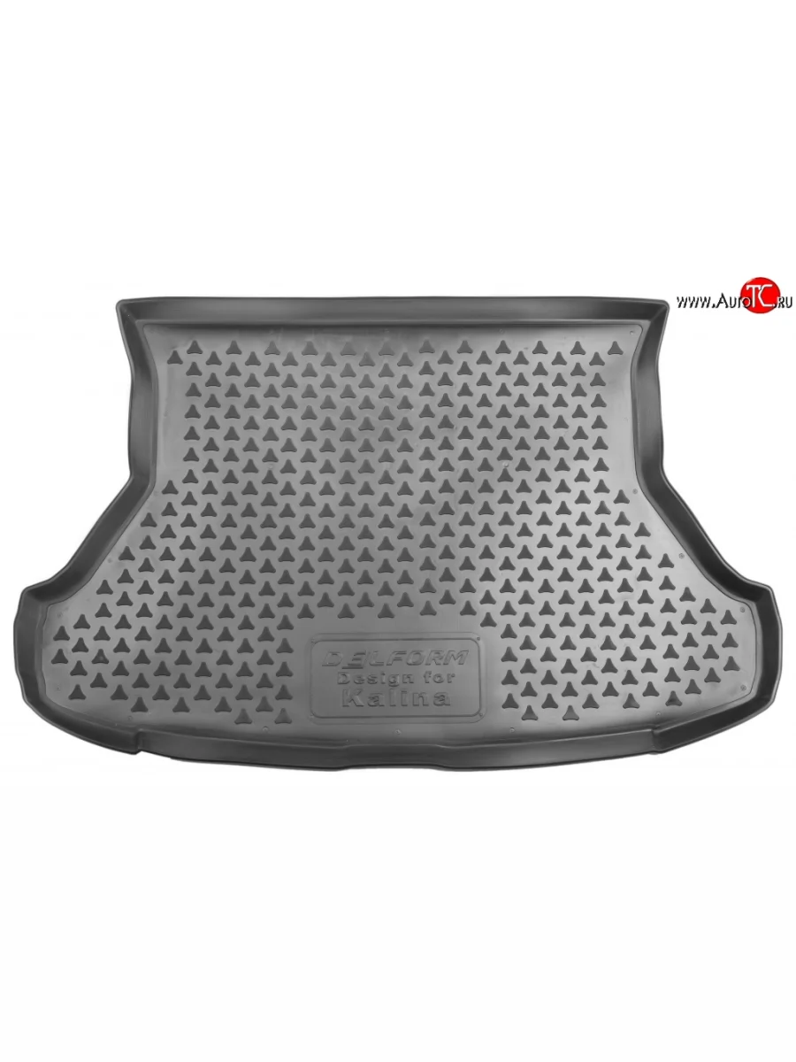 Коврик в багажник Delform (полиуретан) Лада ВАЗ Калина 1117 универсал (2004-2013)  в Воронеже Воронежской области