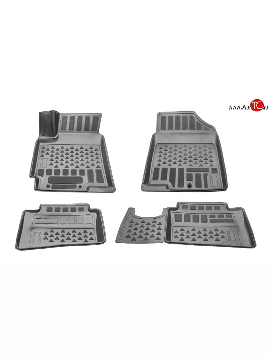 Комплект ковриков в салон Delform 4 шт. (полиуретан) KIA Venga дорестайлинг (2009-2015)  с доставкой в г. Керчь