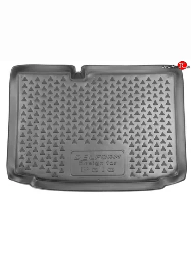 Коврик в багажник (хетчбек) Delform (полиуретан) Volkswagen Polo Mk5 6R,6C,61 хэтчбек 5 дв. дорестайлинг (2009-2015)