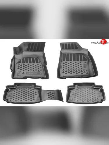Комплект ковриков в салон Delform 4 шт. (полиуретан) Chery Very (2011-2016)