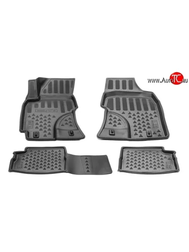 Комплект ковриков в салон Delform 4 шт. (полиуретан) Geely SC7 (2010-2016)
