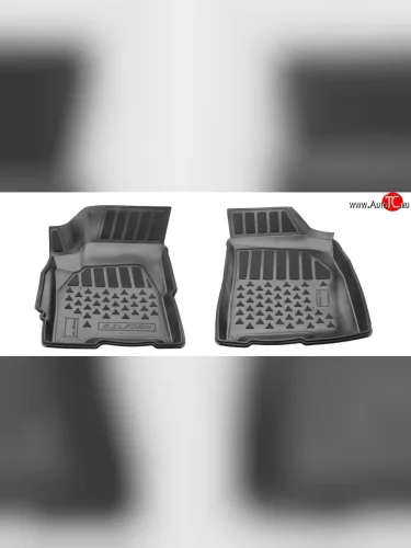 Комплект ковриков в салон (рейсталинговая кабина) Delform 4 шт. (полиуретан) КамАЗ 5320 (1976-2025)