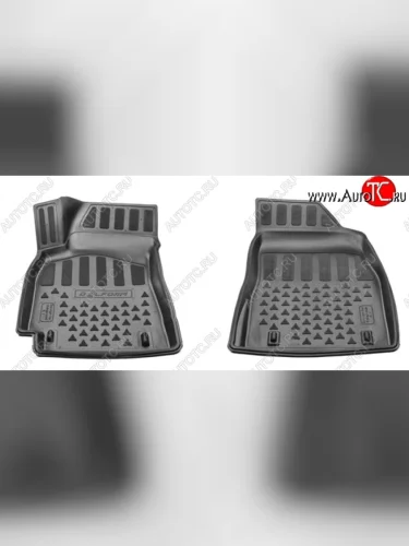 Комплект ковриков в салон Delform 3 шт. (полиуретан) МАЗ 5440 (1996-2009)