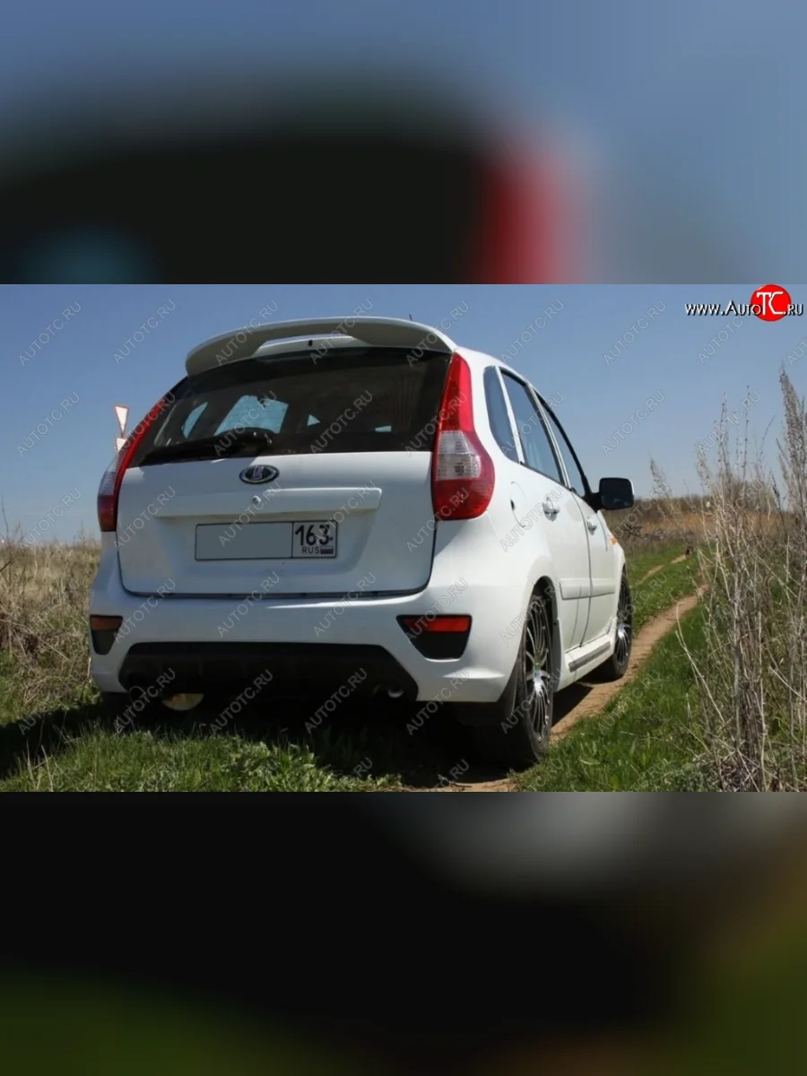 Спойлер Sport  Лада ВАЗ  Калина  2192, Калина Спорт  2192 (Неокрашенный)  в Керчи Республика Крым