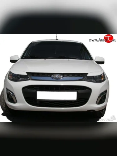 Реснички на фары Кураж широкие Лада ВАЗ Калина ( 2192,  2194) - Калина Спорт  2192