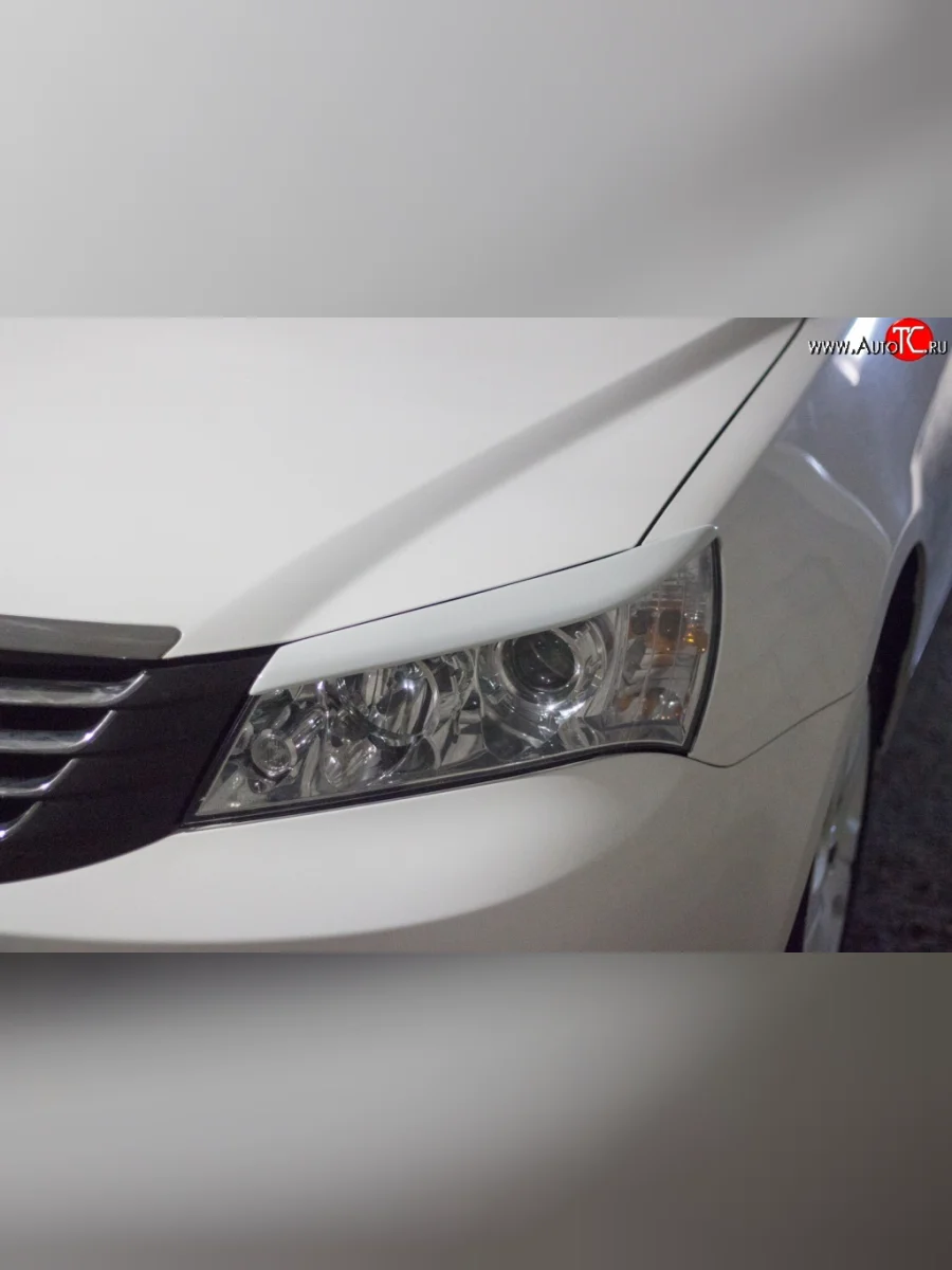 Реснички на фары Кураж Geely Emgrand EC7 седан дорестайлинг (2009-2016) (Неокрашенные)  в Керчи Республика Крым