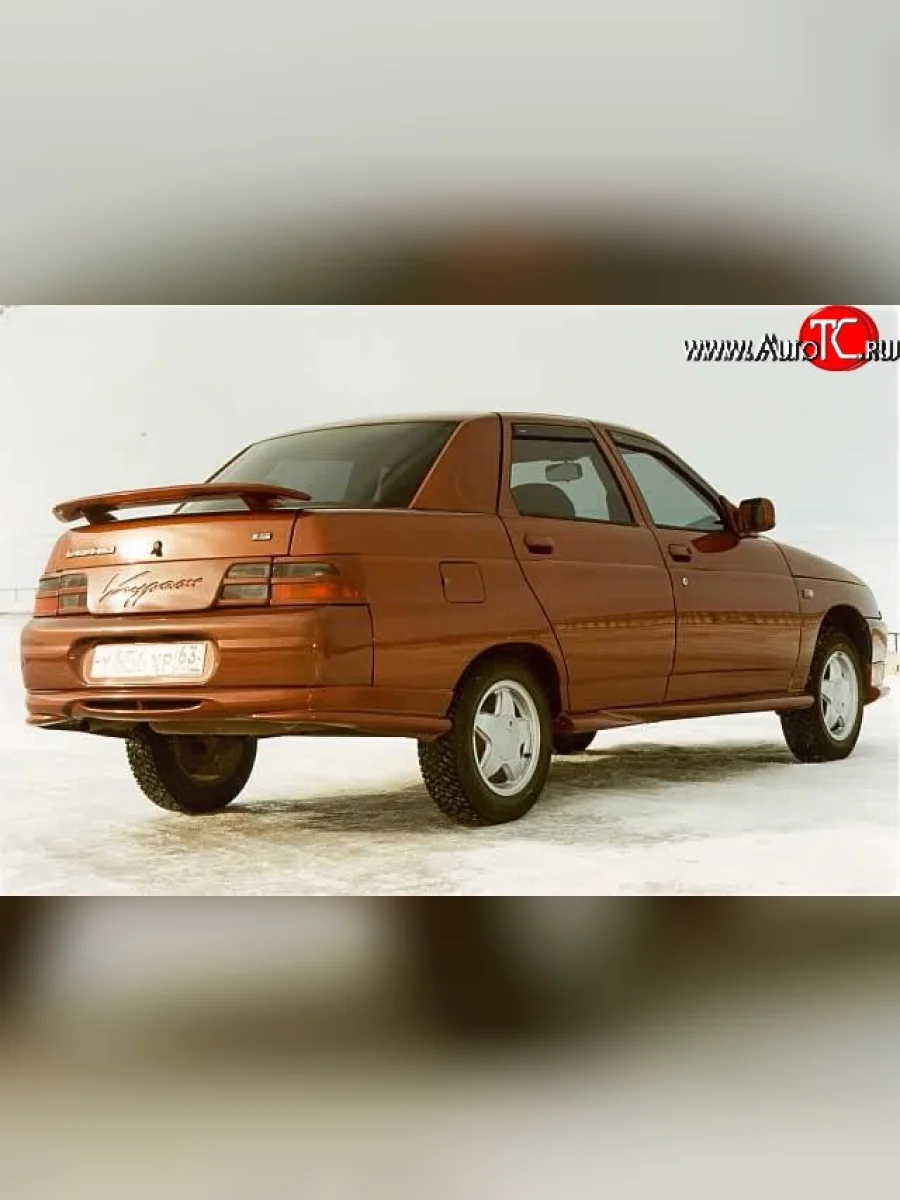 Комплект накладок заднего ромбового стекла Кураж Лада ВАЗ 2110 седан (1995-2007) (Неокрашенные)  в Самаре Самарской области