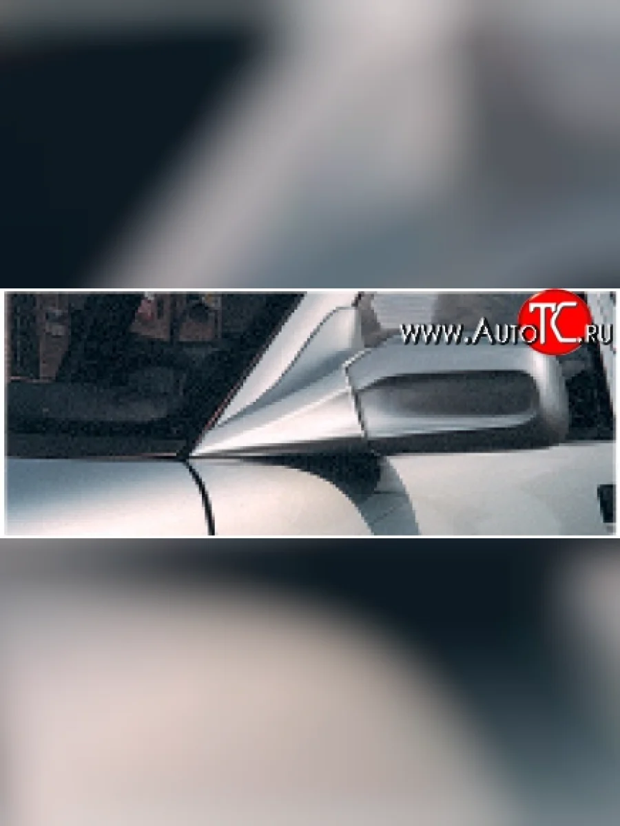 Комплект накладок и оснований зеркал Кураж 3  Лада ВАЗ  2110, 2111, 2112 (Неокрашенные)  в Перми Пермском крае