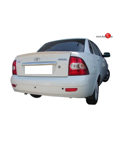 Лип спойлер Кураж v2 Лада ВАЗ Приора  2170 (2007-2014) седан дорестайлинг