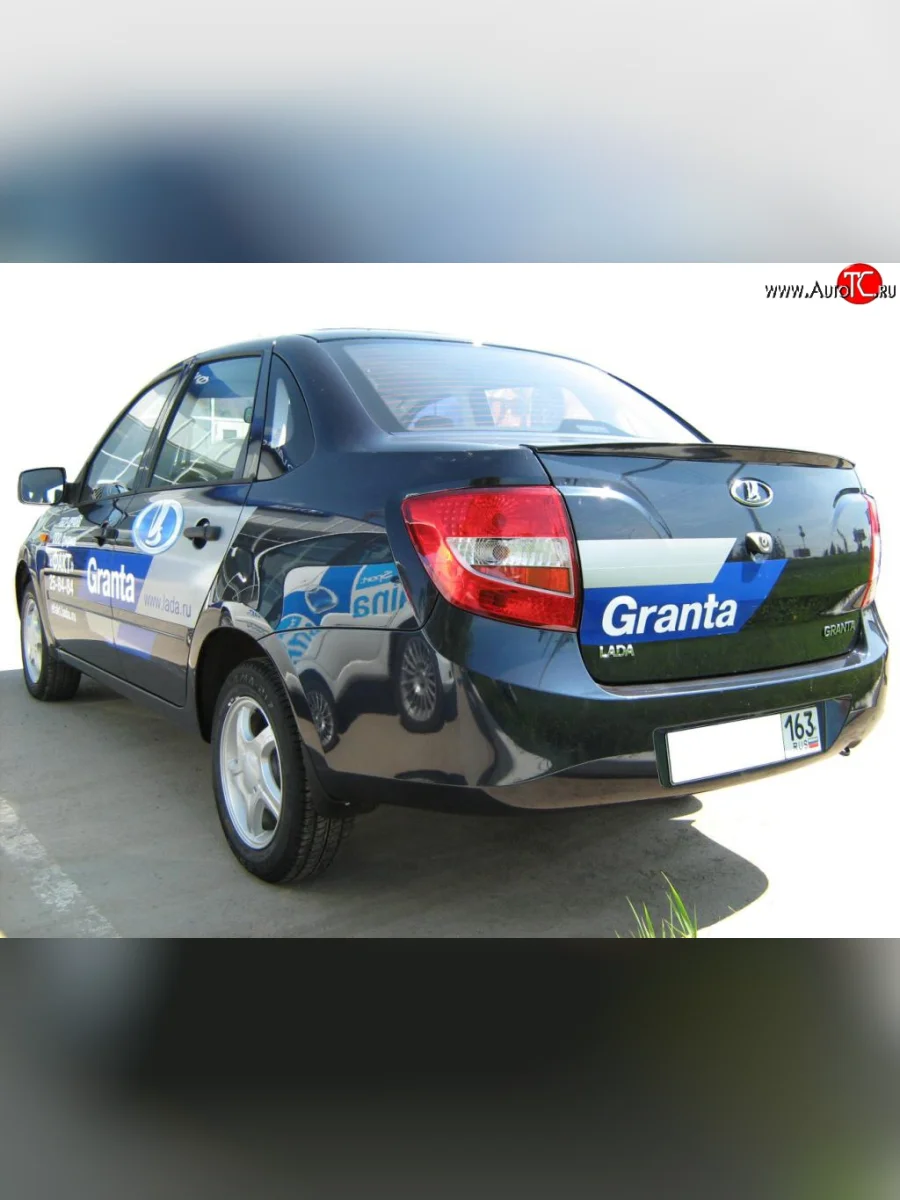 Спойлер Кураж Лада ВАЗ Гранта 2190 седан  дорестайлинг (2011-2017) (Неокрашенный)  в Самаре Самарской области