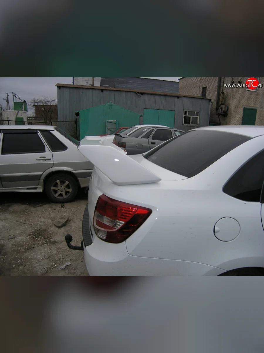 Спойлер Феррари Лада ВАЗ Гранта 2190 седан  дорестайлинг (2011-2017) (Без места под стоп-сигнал, не окрашенный)  в Перми Пермском крае