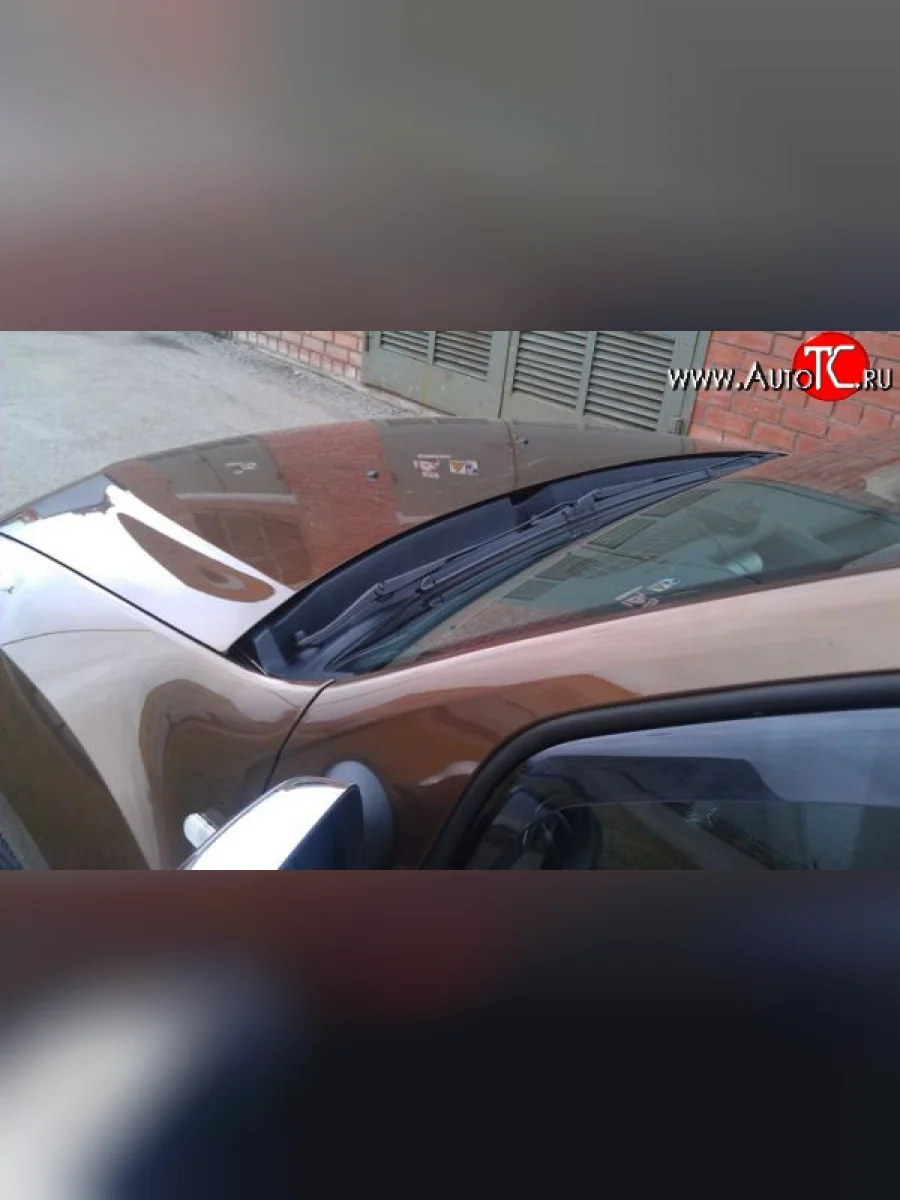 Обтекатель дворников Kart на автомобиль Renault Duster HS дорестайлинг (2010-2015) (Неокрашенное)  в Воронеже Воронежской области