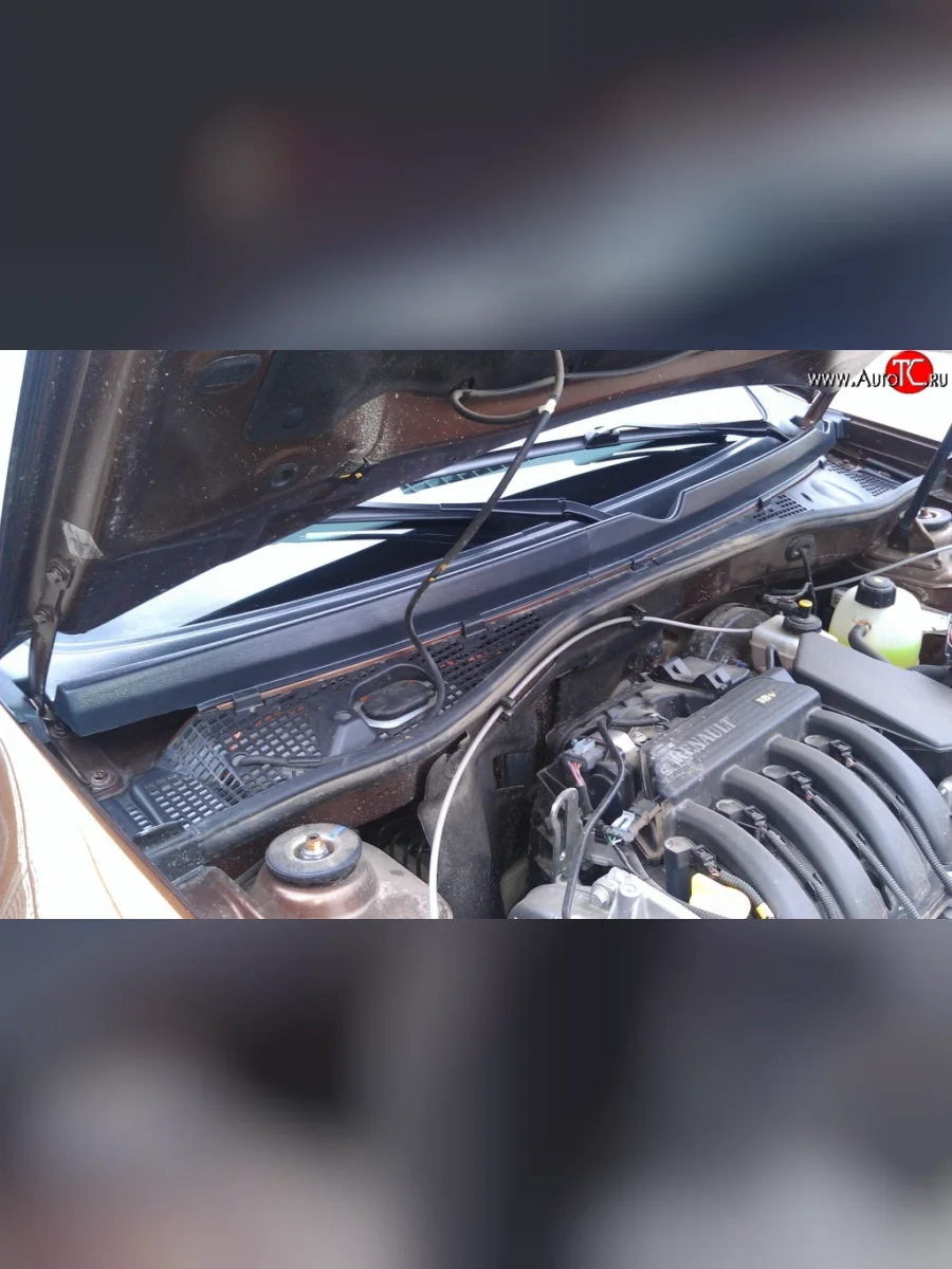 Обтекатель дворников Kart RS Renault Duster HS дорестайлинг (2010-2015) (Неокрашенное)  с доставкой в г. Керчь