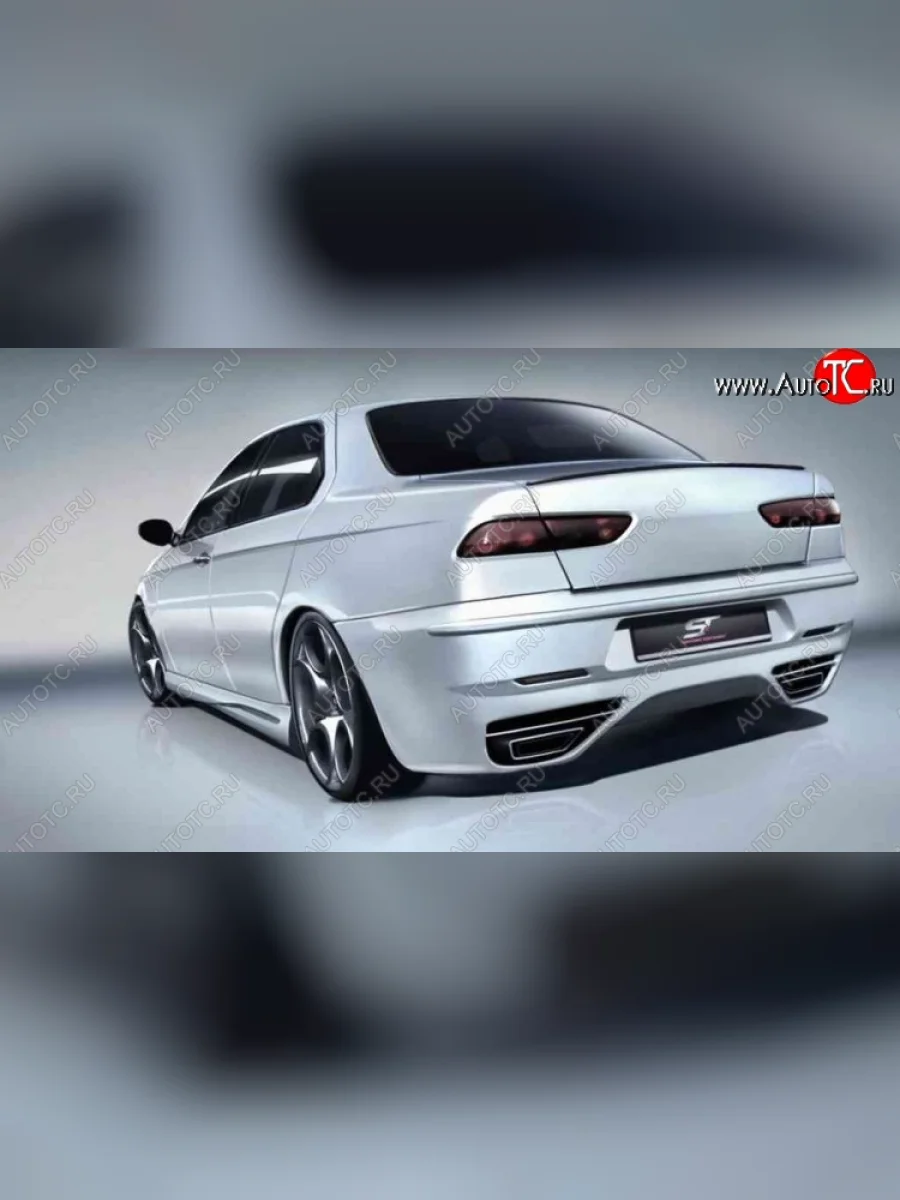 Задний бампер ST Alfa Romeo 156 932 дорестайлинг, седан (1996-2002)  в Воронеже Воронежской области