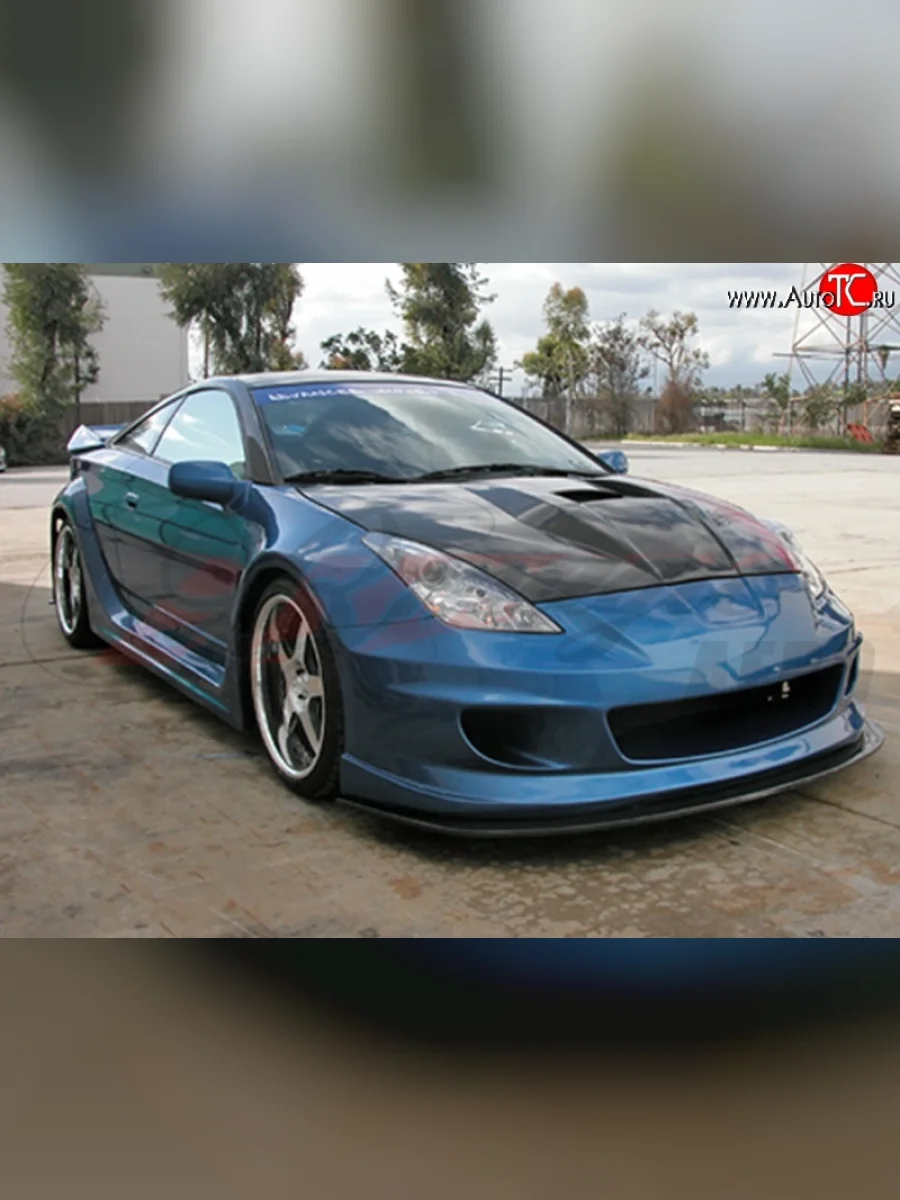 Передний бампер K1 Style wide body Toyota Celica T230 (1999-2006)  в Керчи Республика Крым