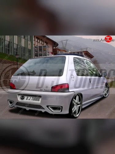 Задний бампер D.J. Peugeot 106 (1991-2003)