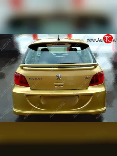 Задний бампер D.J. Peugeot 307 хэтчбэк 5 дв. дорестайлинг (2001-2005)