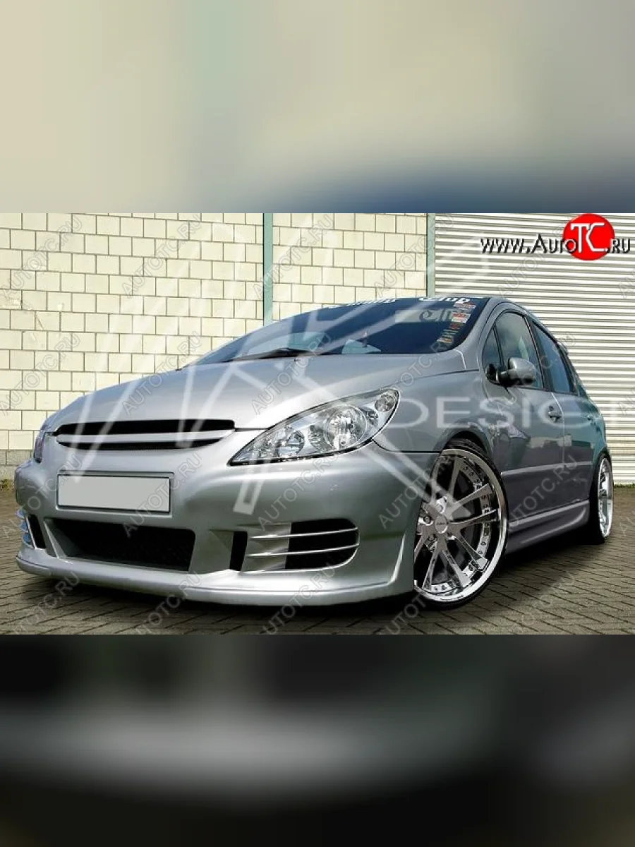 Передний бампер R1 Peugeot 307 универсал дорестайлинг (2001-2005)  в Самаре Самарской области