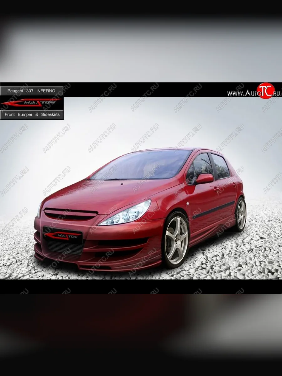 Передний бампер Inferno Peugeot 307 универсал дорестайлинг (2001-2005)  в Керчи Республика Крым