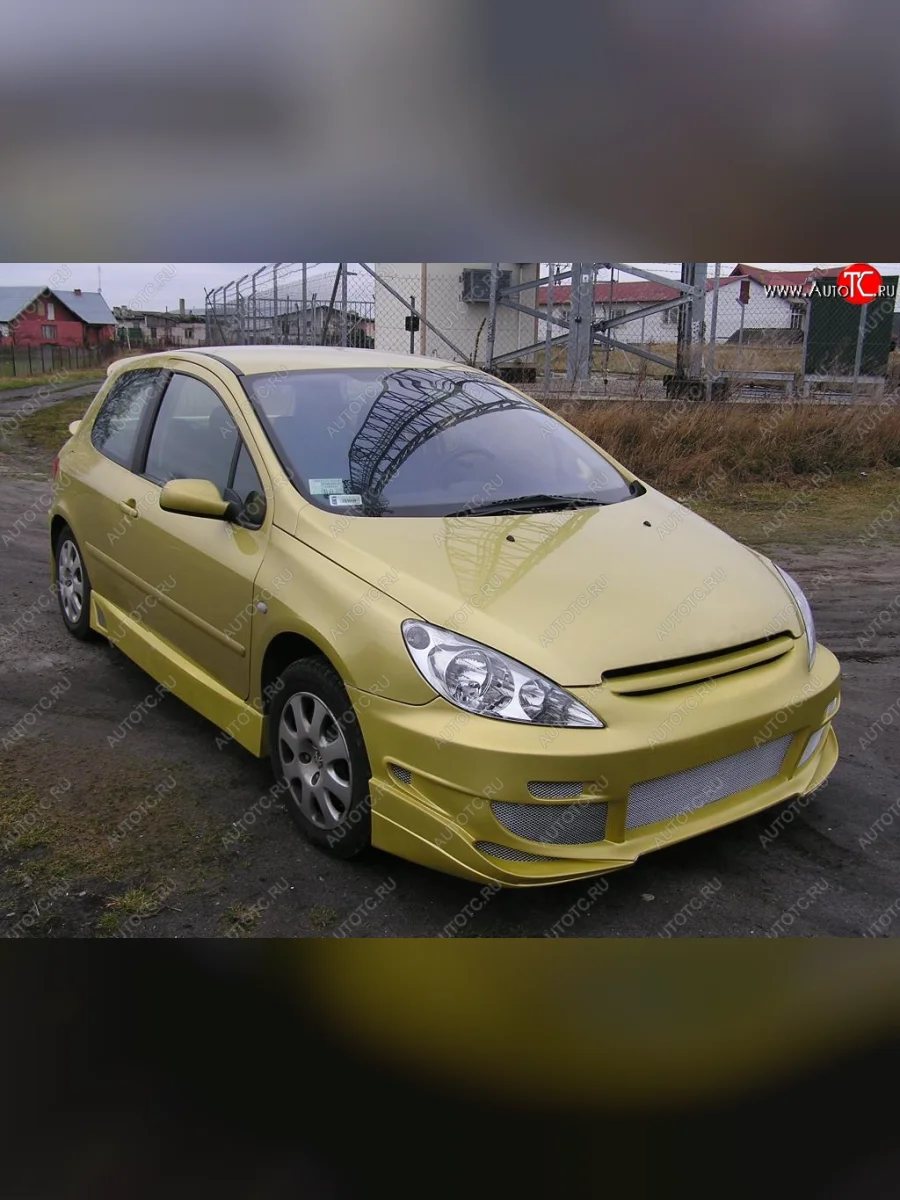 Передний бампер Rieger Peugeot 307 универсал дорестайлинг (2001-2005)  в Самаре Самарской области