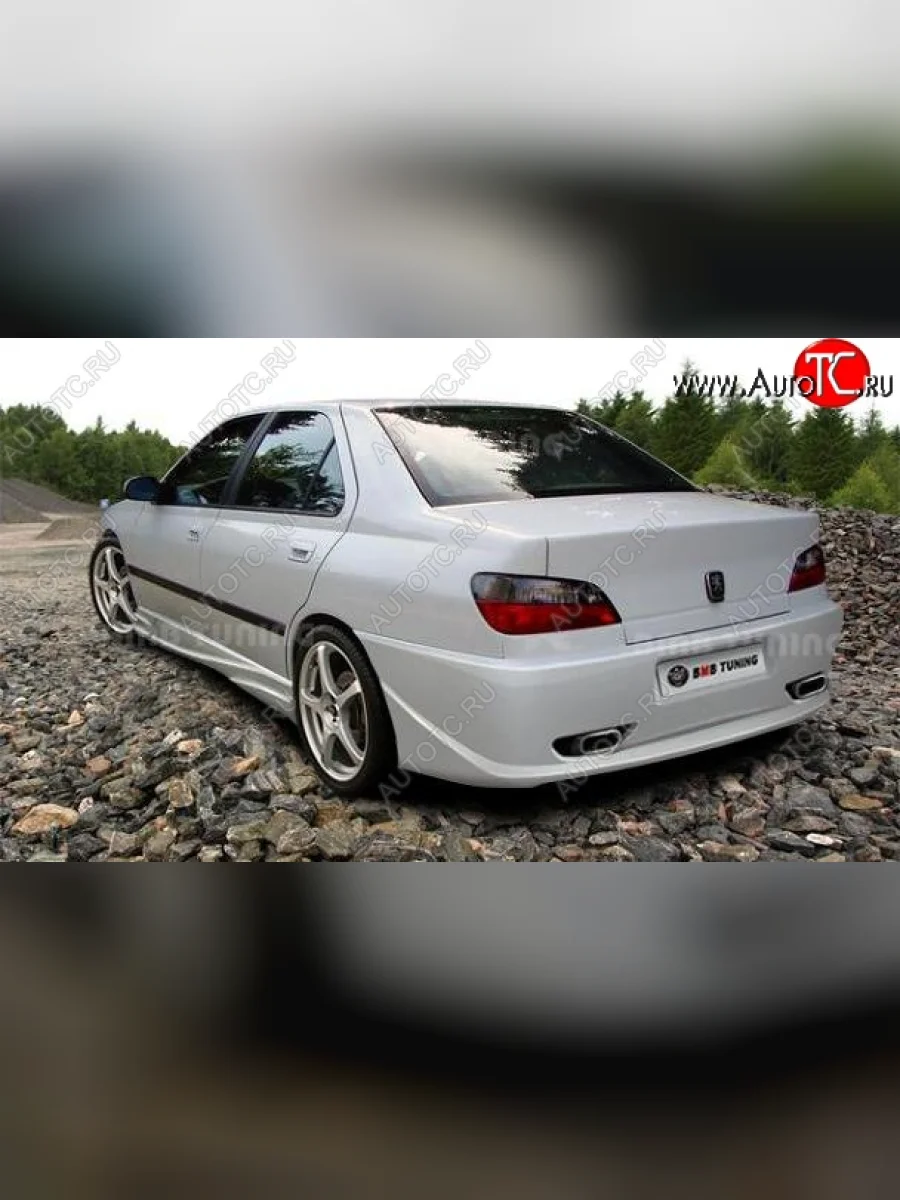 Задний бампер ВМВ Peugeot 406 8B седан дорестайлинг (1995-1999)  в Керчи Республика Крым