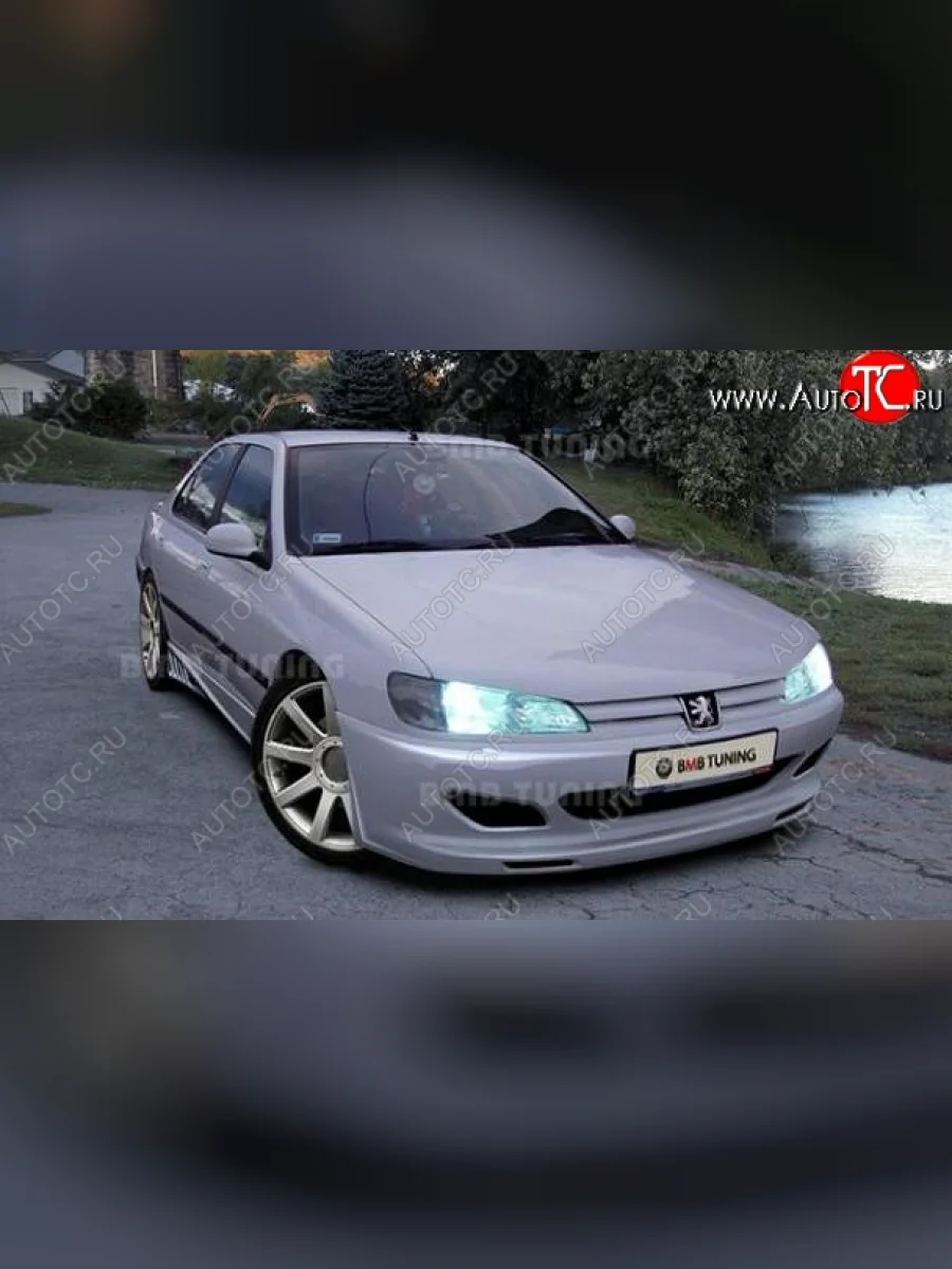 Передний бампер ВМВ Peugeot 406 8E,F универсал дорестайлинг (1995-1999)  в Керчи Республика Крым