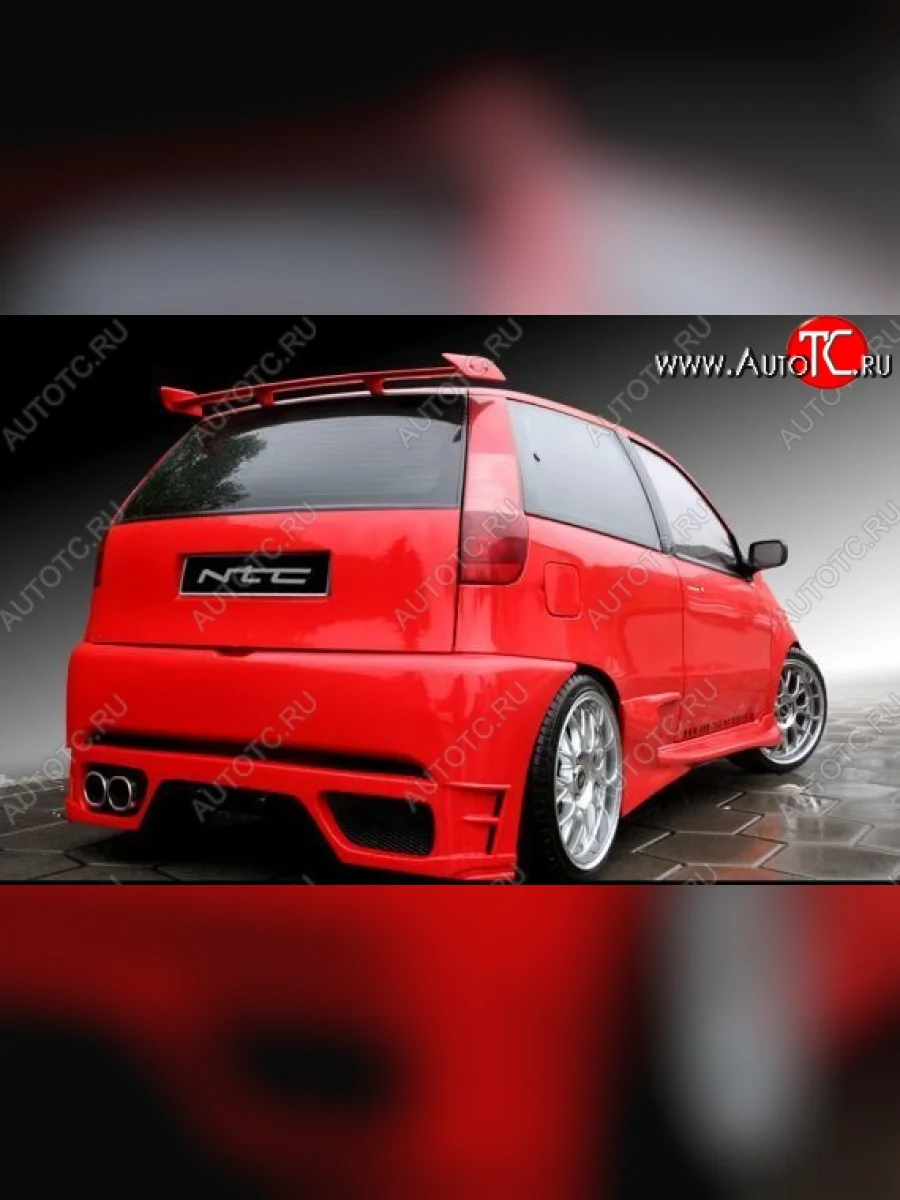 Задний бампер NTC Fiat Punto 176 хэтчбэк 5 дв. (1993-1999)  в Керчи Республика Крым