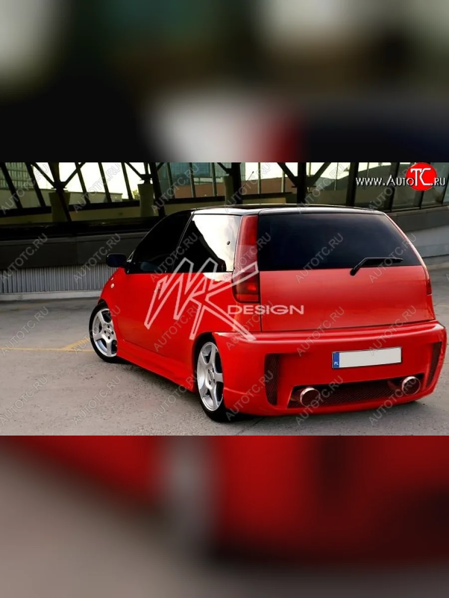 Задний бампер R1 Fiat Punto 176 хэтчбэк 5 дв. (1993-1999)  в Керчи Республика Крым