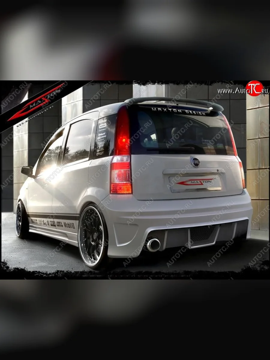 Задний бампер Maxton Fiat Panda 2 169 (2003-2011)  с доставкой в г. Керчь